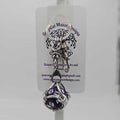 Purple 4 D20 Keychain
