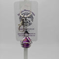 Purple 6 D20 Keychain