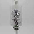 Green 7 D20 Keychain