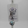 Blue 1 D20 Keychain