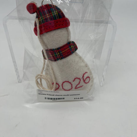 Snowy Friend charm