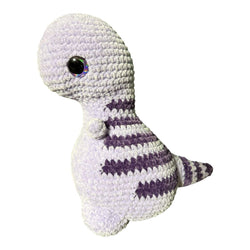 Crocheted trex plushie - view 2