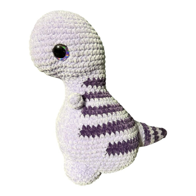 Crocheted trex plushie