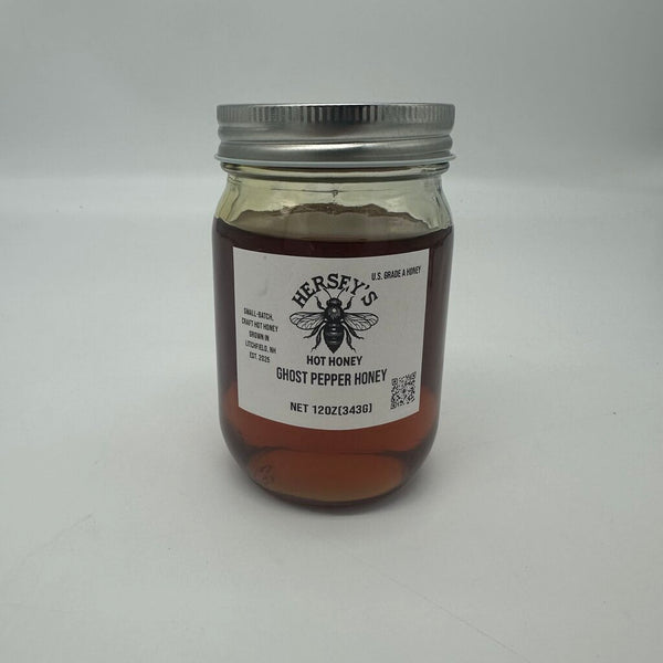 Hersey's Hot Honey Ghost Pepper - 12 oz glass jar