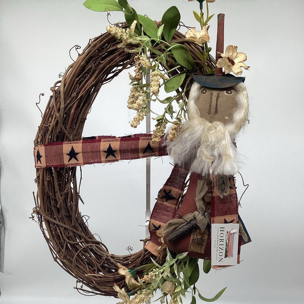 Uncle Sam Wreath 12"