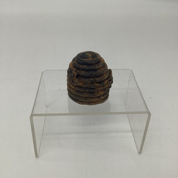 Blackened beeswax bowl fillers - Beehive - set of 3 unscented