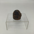 Blackened beeswax bowl fillers - Beehive - set of 3 unscented