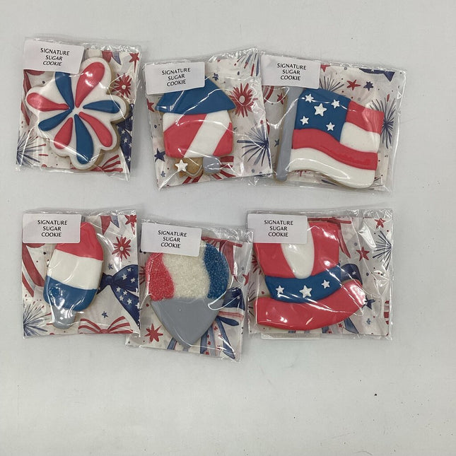 Patriotic Decorated Sugar Cookie
