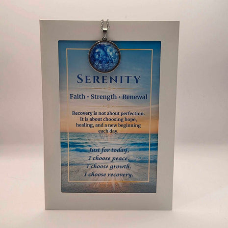 Serenity Pendant Card Gift Set - Faith, Strength and Renewal