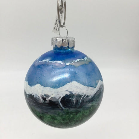 3" Glass Ornaments-MountWashington
