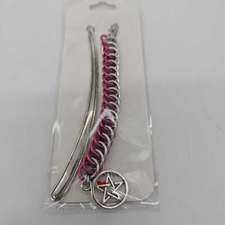 Silver Pink Half Persian 4-1 with Pentacle Charm Bookmark - view 3
