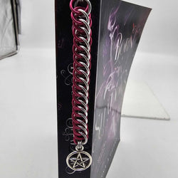 Silver Pink Half Persian 4-1 with Pentacle Charm Bookmark - view 1