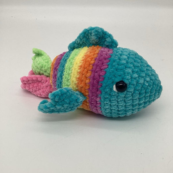 Crochet Rainbow Fish