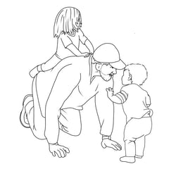 Custom Outline Portrait - Small Party - view 3