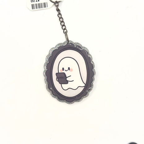 E-Reader Ghost Keychain