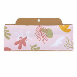 Pale Pink Leaves Soft Stretch Twist Knot Headband - view 2