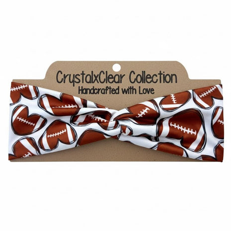 Football Lover Soft Stretch Twist Knot Headband