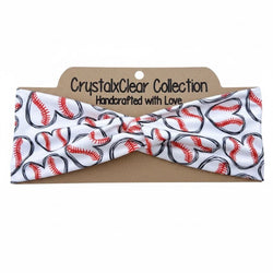 Baseball Lover Soft Stretch Twist Knot Headband - view 1
