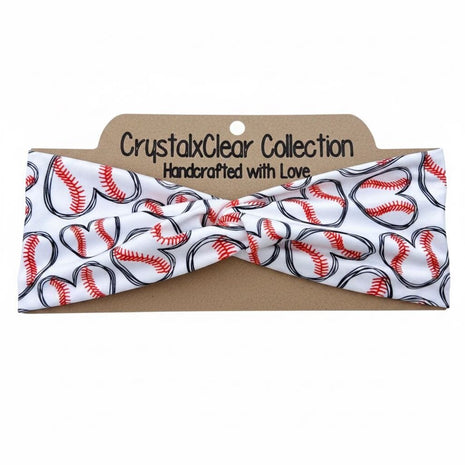 Baseball Lover Soft Stretch Twist Knot Headband