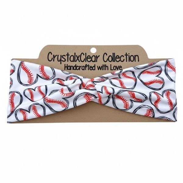 Baseball Lover Soft Stretch Twist Knot Headband