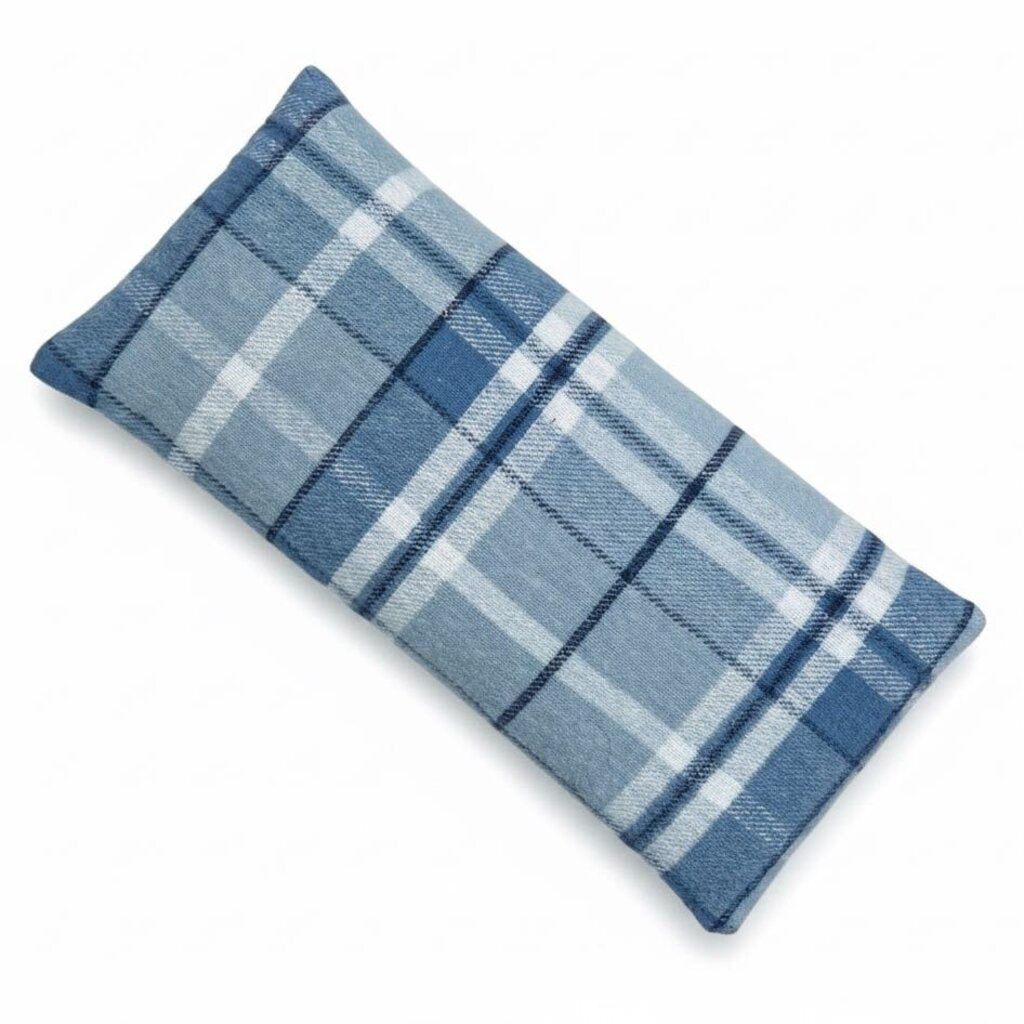 Light Blue Plaid Reusable Hot & Cold Eye Mask Therapy Pack