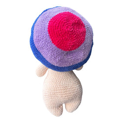Crocheted giant mushie sprite stuffie - view 3