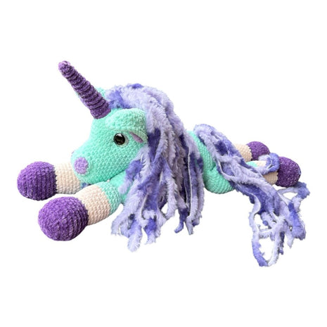 Giant leggy unicorn crochet plushie