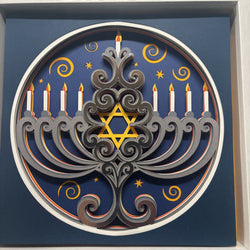 Hanukkah Menorah - view 1
