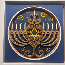 Hanukkah Menorah - view 2