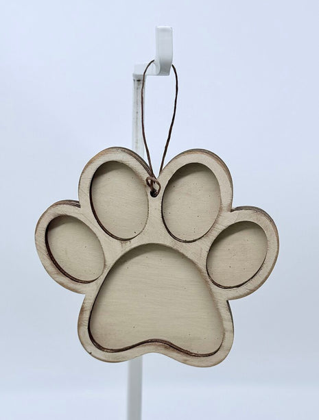 Paw ornament - White