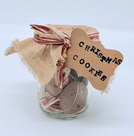 Christmas cookies jar