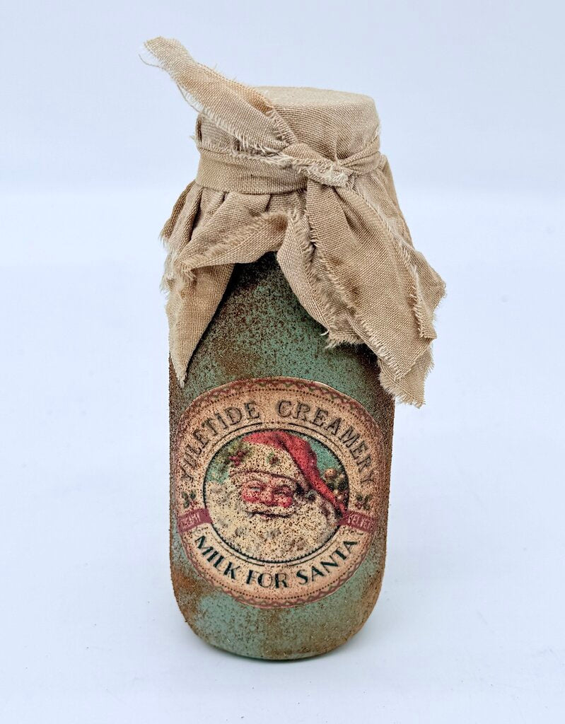 Santa Milk Jar