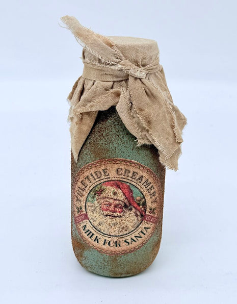 Santa Milk Jar
