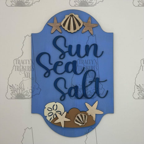 Beach Life Shells insert for Interchangeable Easel Stand