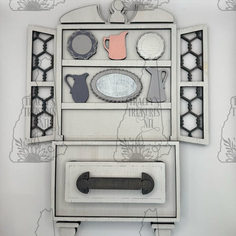 Hutch Drawer Cabinet