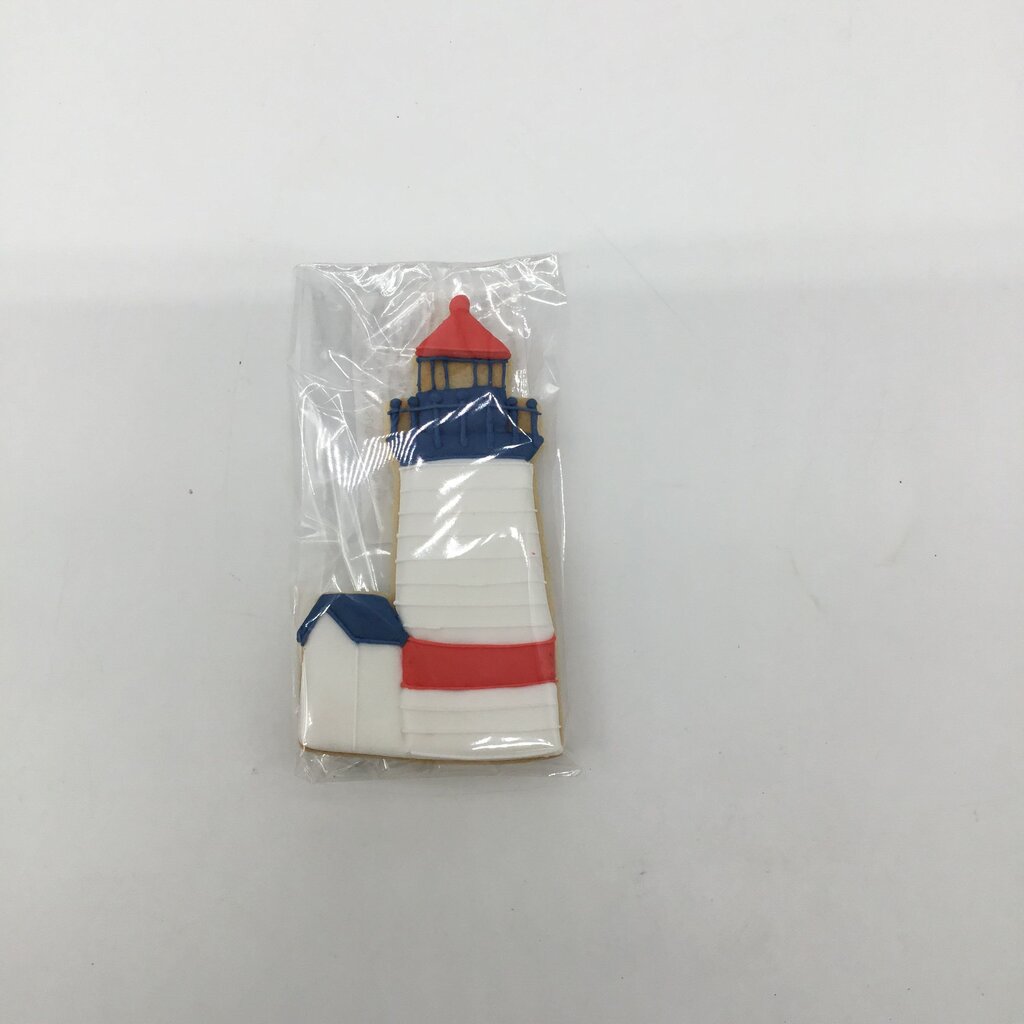 Lighthouse Decorated Sugar Cookie