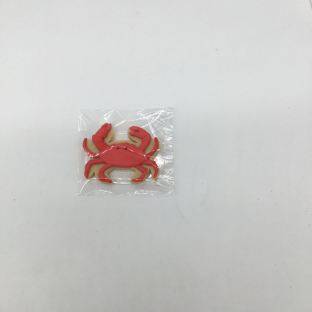 Crab Decorated Sugar Cookie