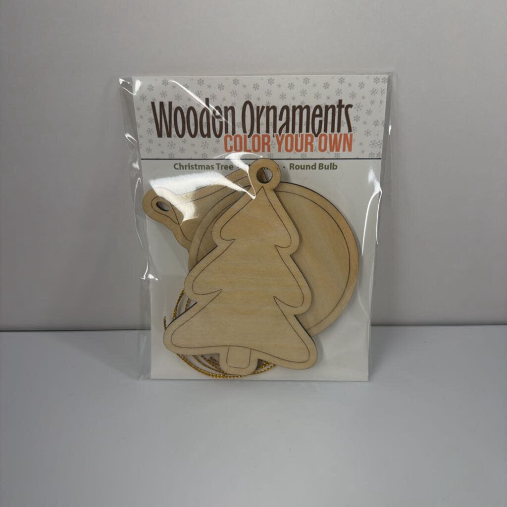 Color Your Own 3 pack of ornaments - Christmas 1