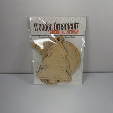 Color Your Own 3 pack of ornaments - Christmas 1