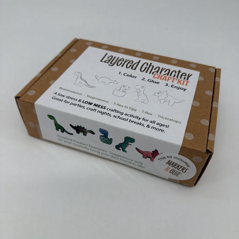 Color Your Own Kit - Dinos - w/ Markers