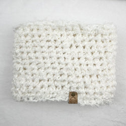 Chunky Infinity Scarf - White - view 2