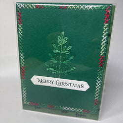 Stitched tree card - view 1