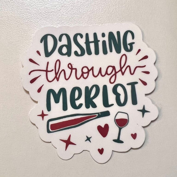 Sticker - Dashing thru Merlot