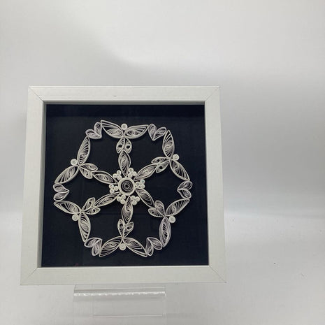framed picture Angel snowflake