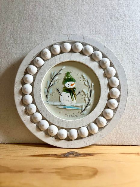 Snowman mini frame