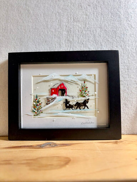 Barn horse mini frame