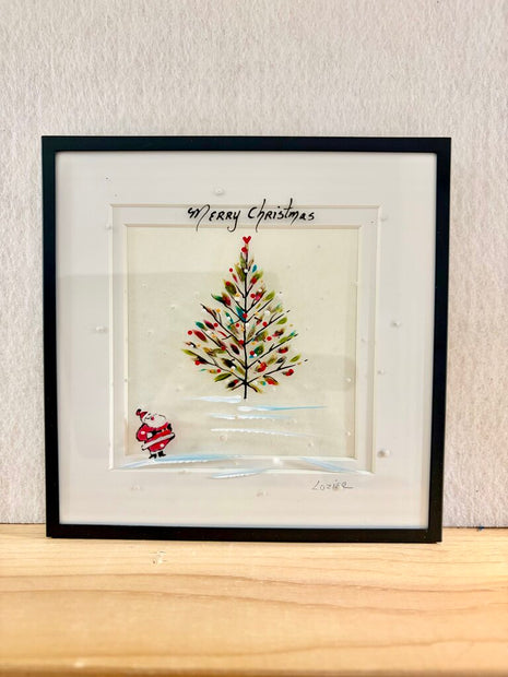 Santa tree 6x6" frame