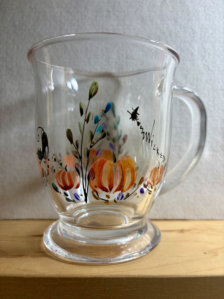 Witch pumpkin mug