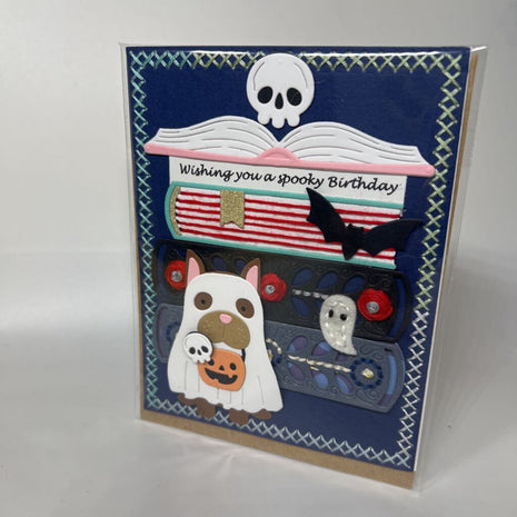 Stitched Book Card