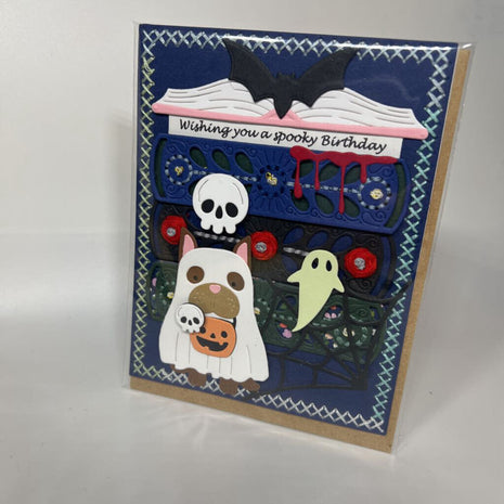 Stitched Book Card